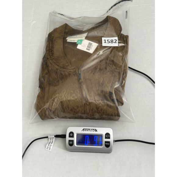 Maeve Anthropologie Jacket Womens Size 2X Satin Bomber Olive Green Full Zip - Picture 11 of 11